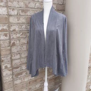 Joan Rivers Faux Suede Jacket - Medium